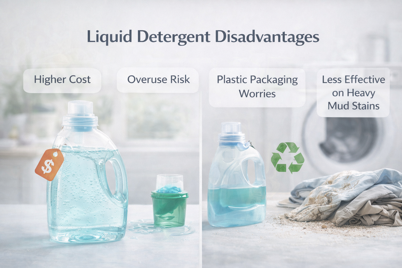 Liquid Detergent Disadvantages