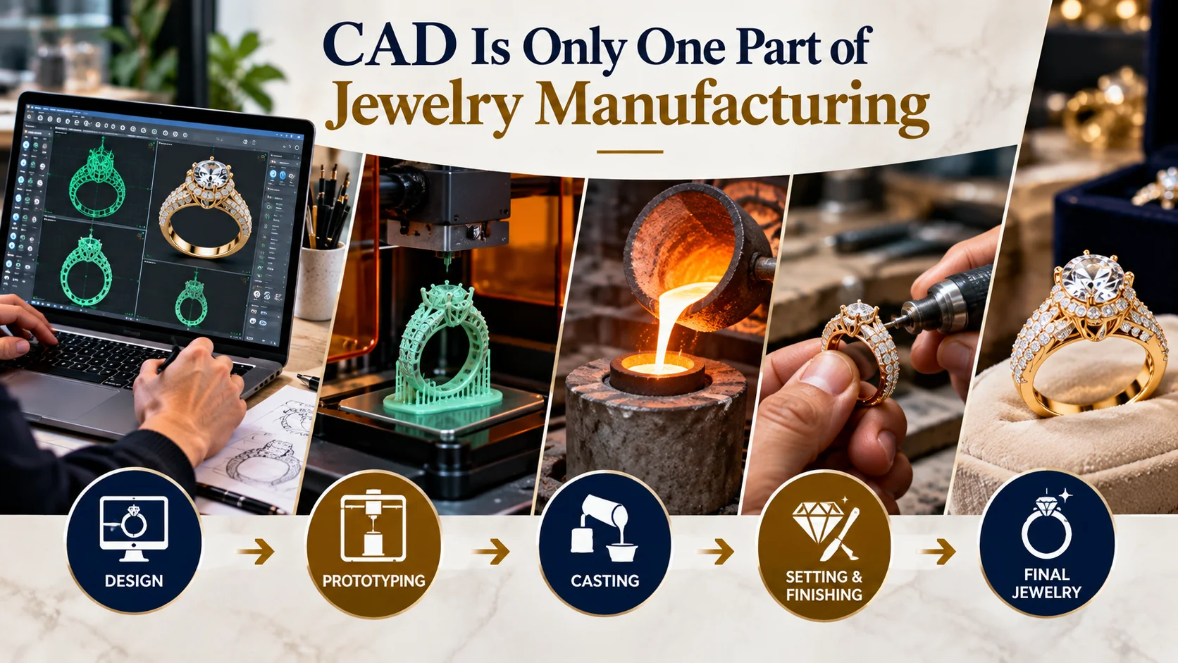 CAD Is Only One Part of Jewelry Manufacturing
