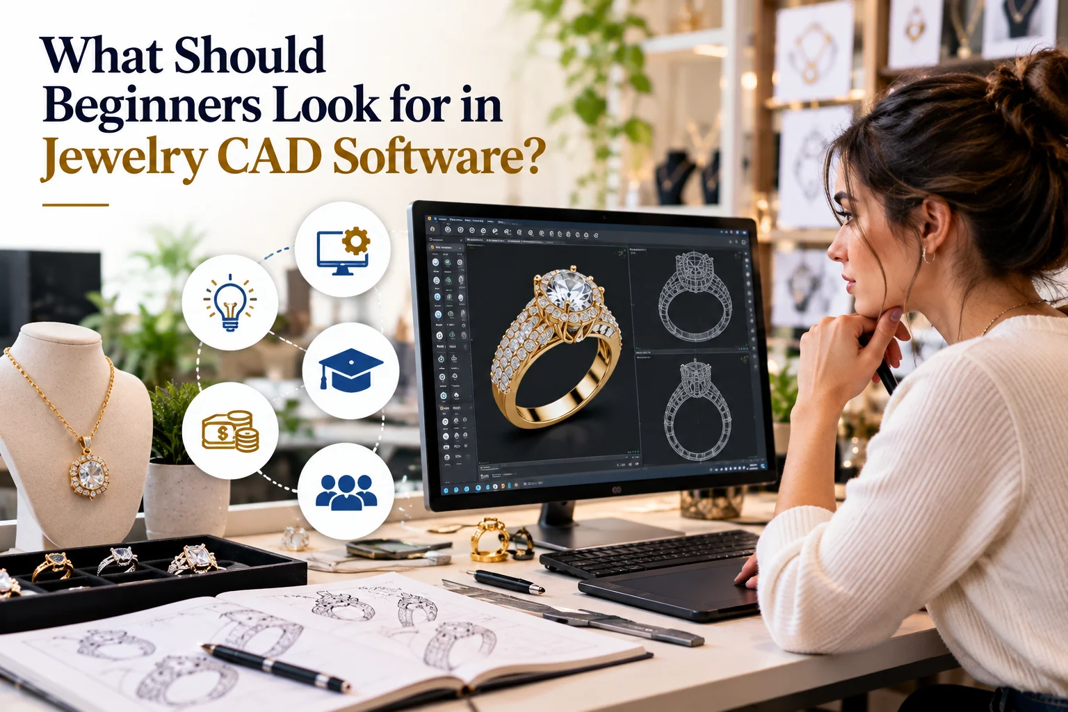 What Should Beginners Look for in Jewelry CAD Software